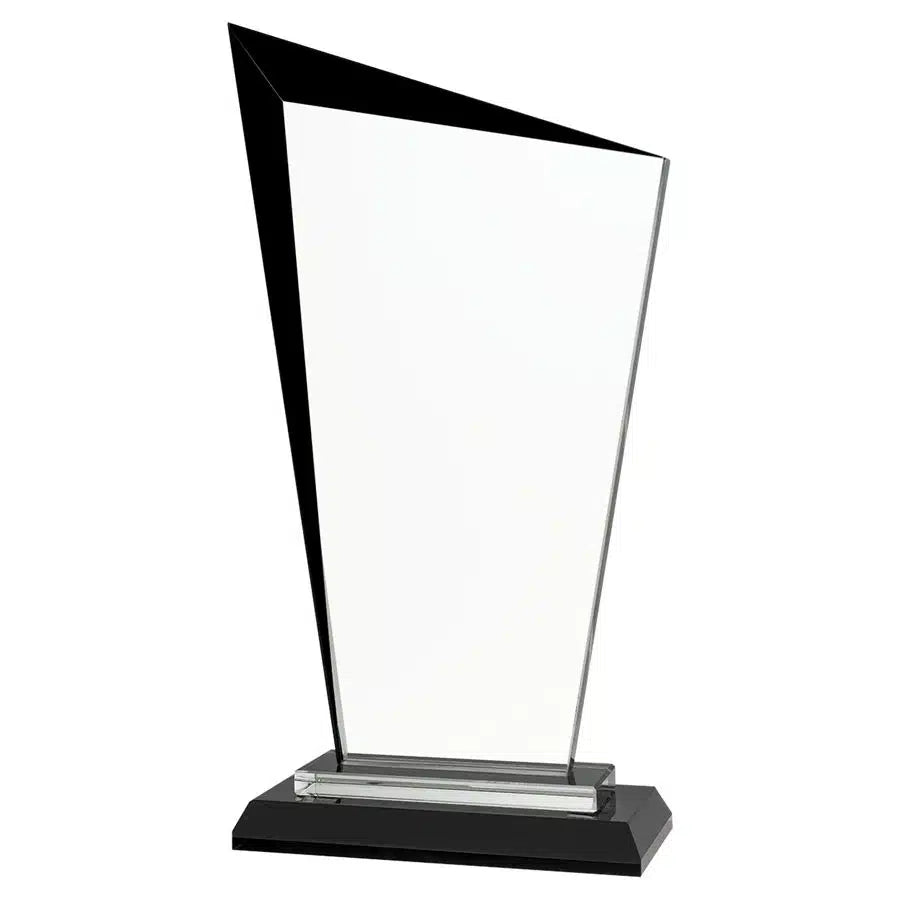 Glasstrofé m/sort stett