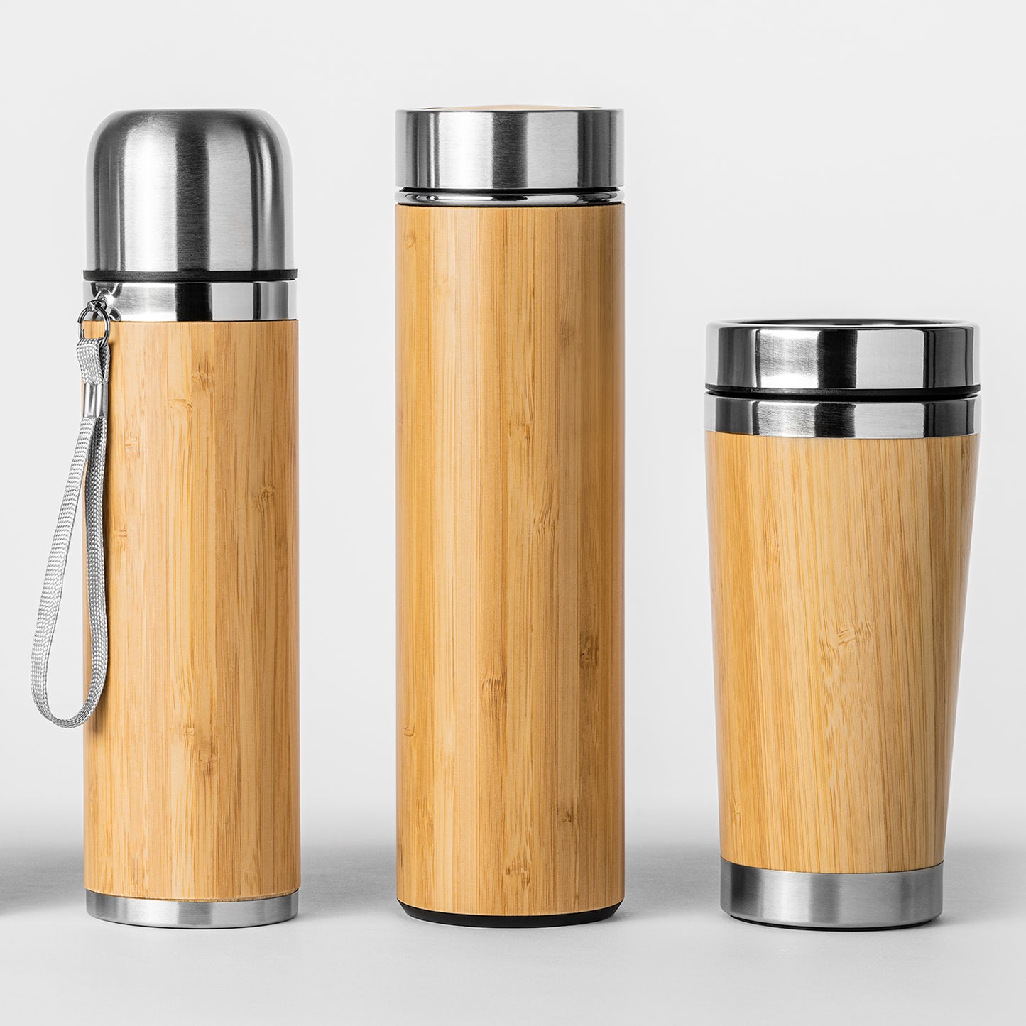 Termokopp bambus/stål 500ml