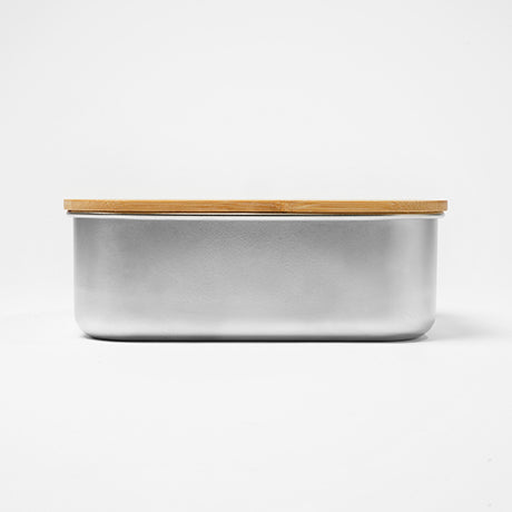 Matboks aluminium m/trelokk