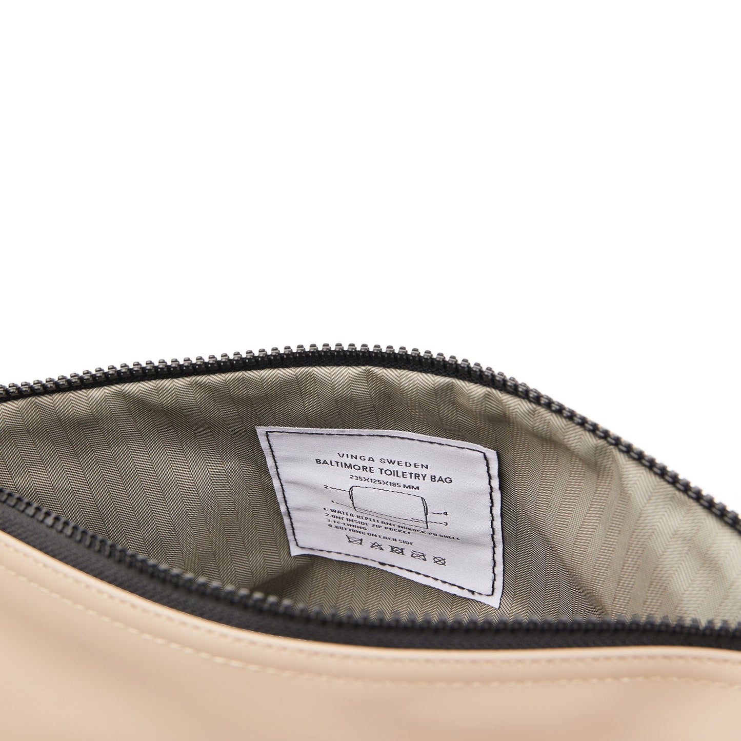 Baltimore beige toalettveske