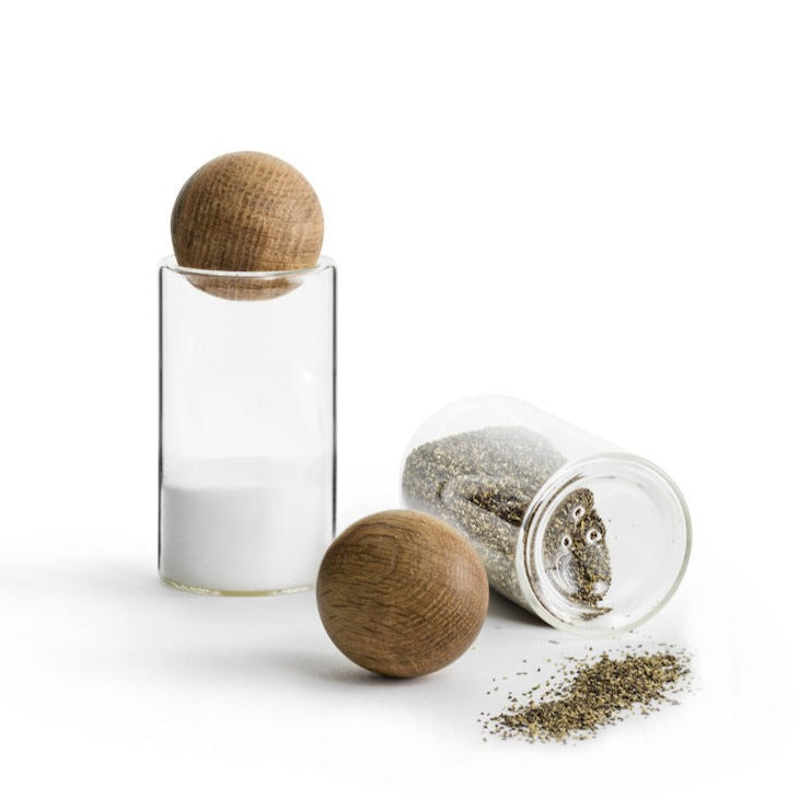 Oval Oak salt- og peppersett