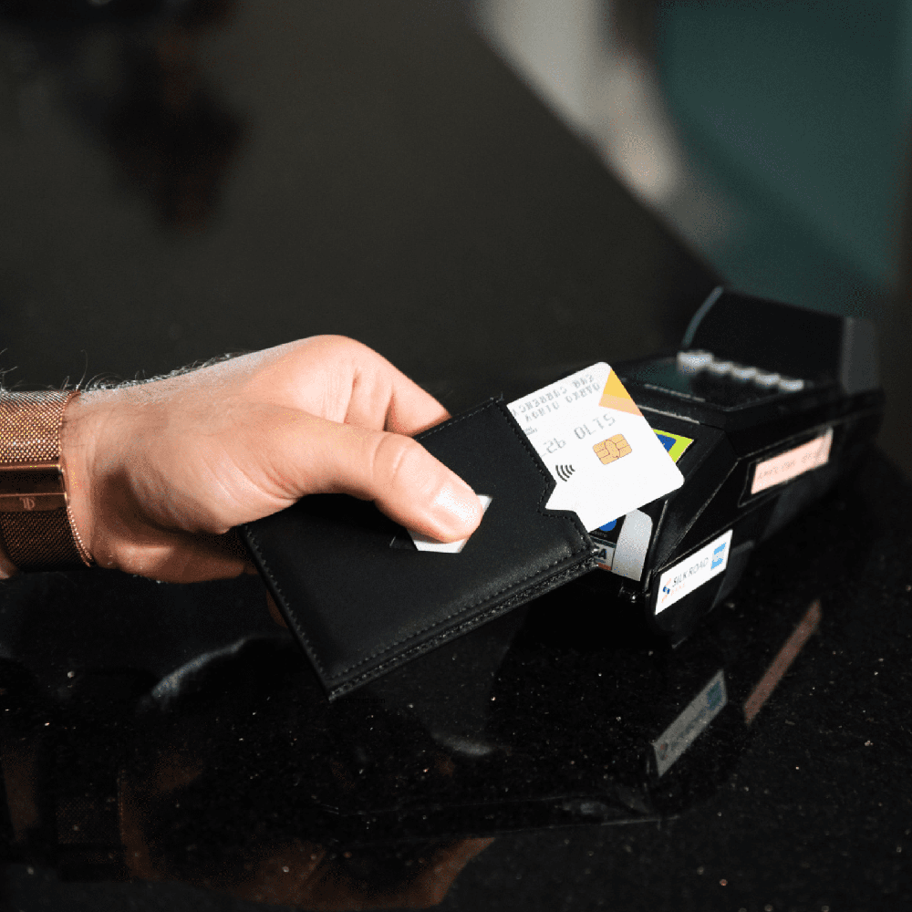 Exentri Black Miniwallet