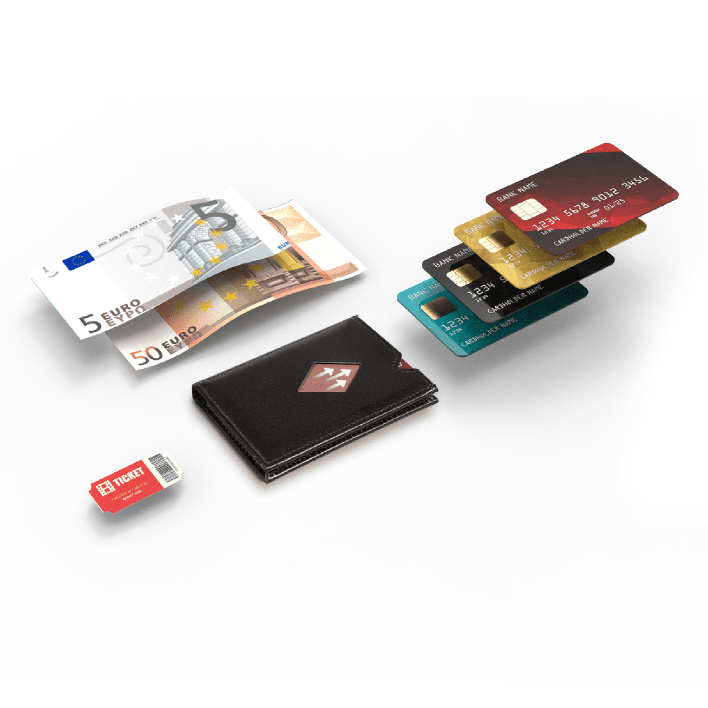 Exentri Black Miniwallet
